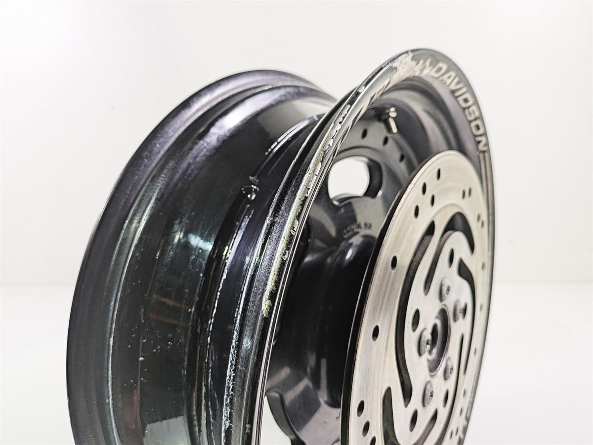 2014 Harley FXDF Dyna Fat Bob Rear Wheel Rim 16x5 Black - Read 40900261 {{ shop.shopifyCountryName }} - Mototech271