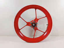 Load image into Gallery viewer, 2016 Aprilia RSV 1100 Tuono V4 Factory Strgt Front Red 17x3.5 Wheel Rim 2B002105
