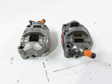2015 Ducati Panigale 1299 S Front Brake Caliper Set Brembo 100mm 61041371A {{ shop.shopifyCountryName }} - Mototech271