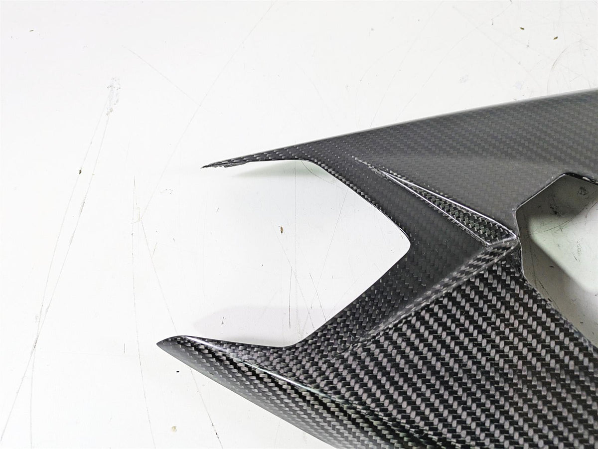 2020 Triumph Daytona 765 Moto2 Rear Lower Carbon Fender Cover -Damage T2309788 {{ shop.shopifyCountryName }} - Mototech271