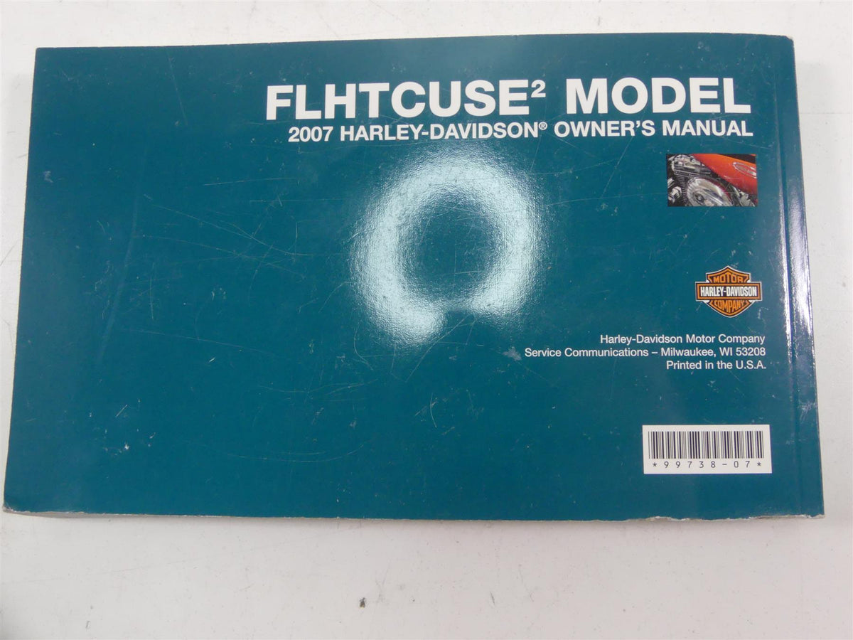 2007 Harley FLHTCU SE CVO Electra Glide Owners Manual Set 99738-07 {{ shop.shopifyCountryName }} - Mototech271