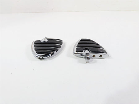 2009 Harley FXCWC Softail Rocker Mini Chrome Wing Front Footpeg Foot Rest Set {{ shop.shopifyCountryName }} - Mototech271