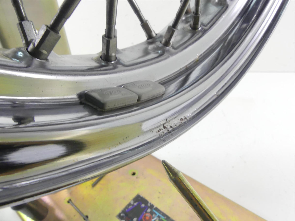 2001 Yamaha XV1600 Road Star Straight Front Wheel Rim 16x3 -Read 4WM-25111-00-00 {{ shop.shopifyCountryName }} - Mototech271