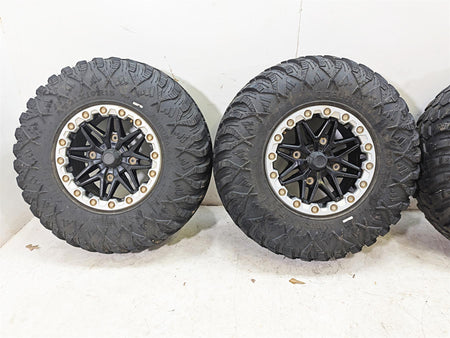 2022 Kawasaki Teryx KRX KRF 1000 SE 15x8 Front Rear Wheel Ocelot Aurora Tire Set 49058-0729-397 {{ shop.shopifyCountryName }} - Mototech271
