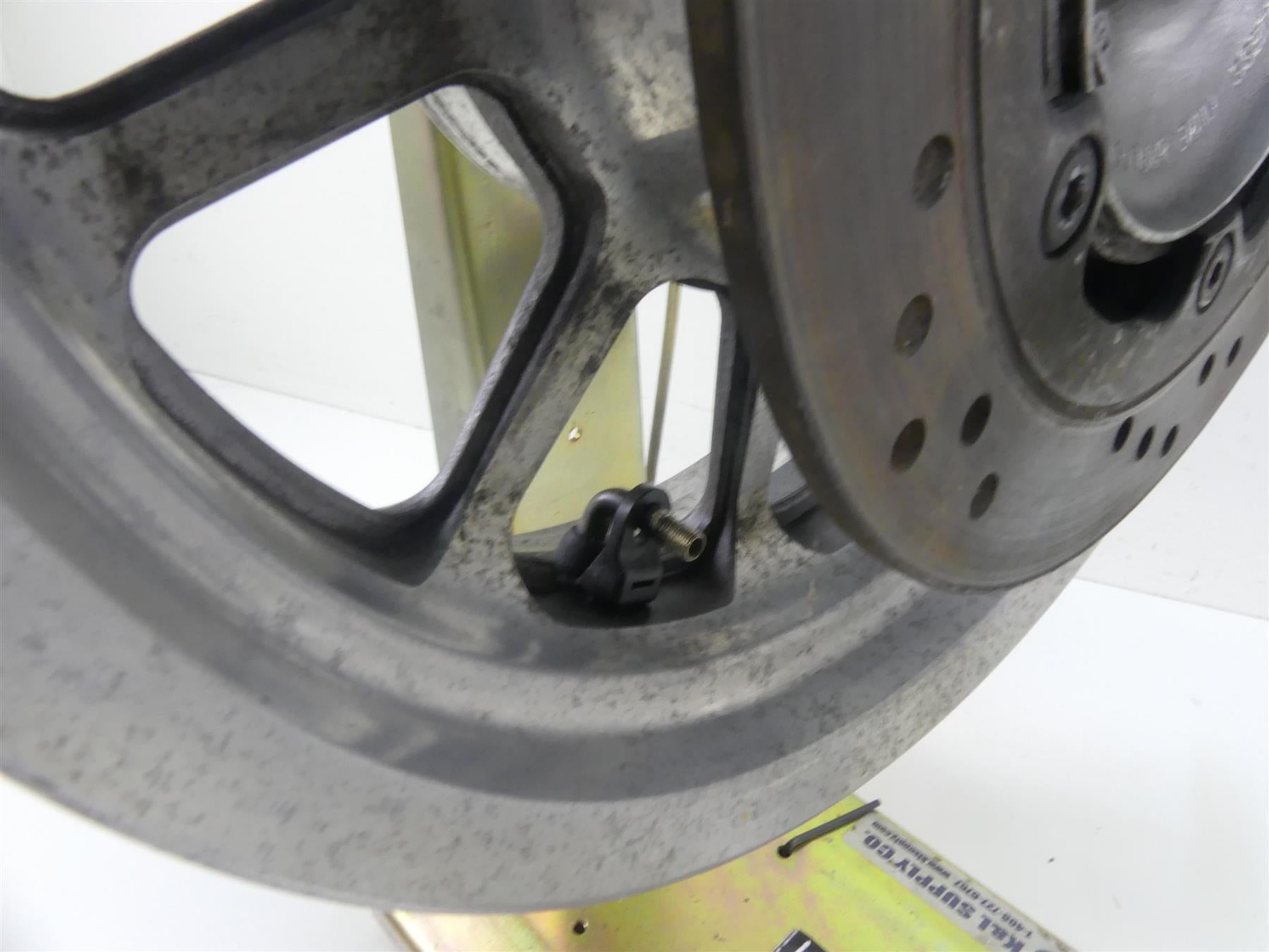1998 Honda Shadow VT1100T Straight 16x4.5 Rear Wheel Rim 44650-MBC-020 {{ shop.shopifyCountryName }} - Mototech271