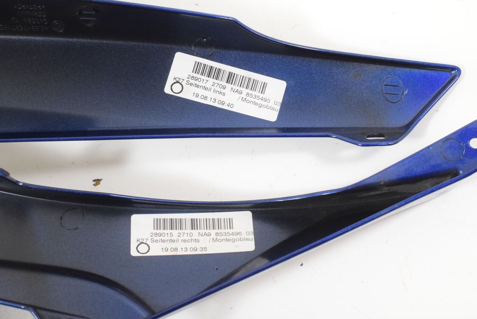 2014 BMW R1200R R1200 R K27 Rear Tail Side Cover Fairing Set MONTEGOBLUE 8535495 {{ shop.shopifyCountryName }} - Mototech271