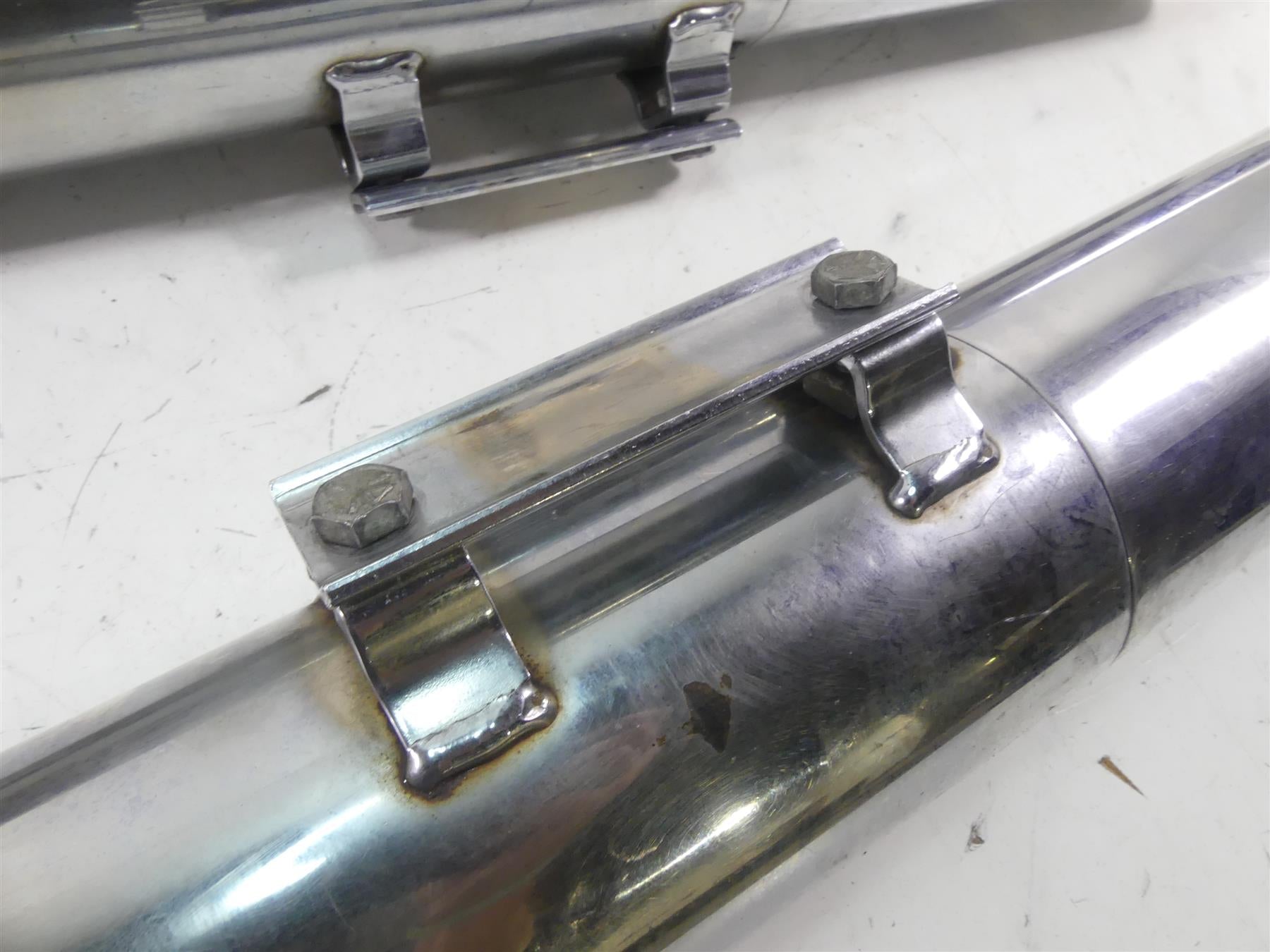 2002 Harley Touring FLHTC Electra Glide Performance Exhaust Mufflers {{ shop.shopifyCountryName }} - Mototech271