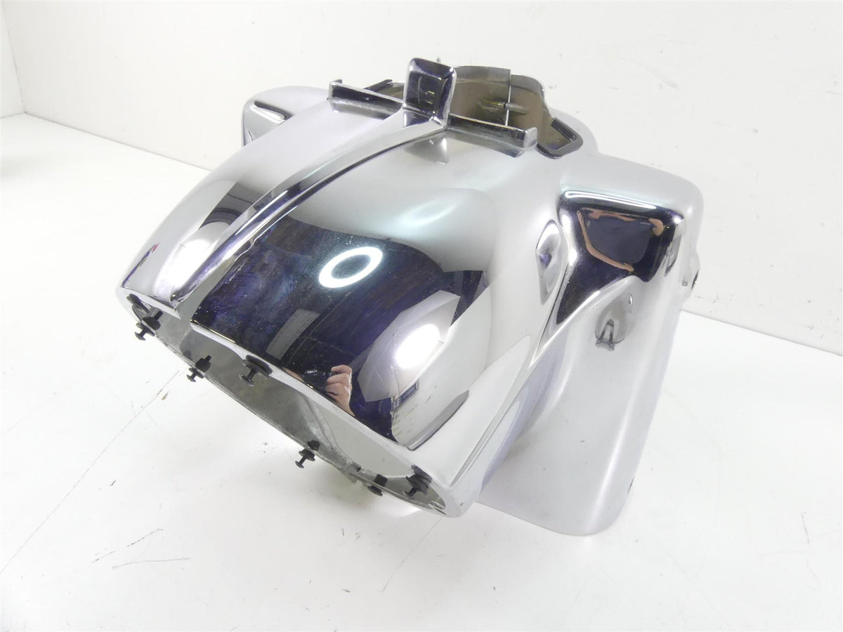2002 Harley Touring FLHRCI Road King Chrome Headlight Covers Nacelle 67866-94 {{ shop.shopifyCountryName }} - Mototech271
