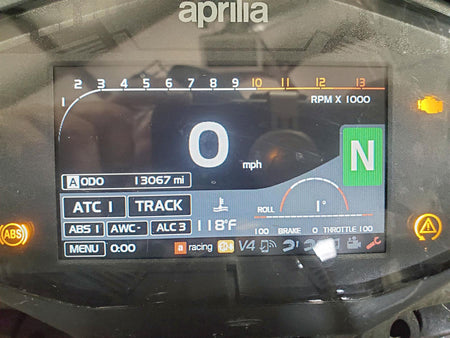 2017 Aprilia RSV 1100 Tuono V4 Factory Gauges Ignition Switch Cdi Key 2B003549 {{ shop.shopifyCountryName }} - Mototech271