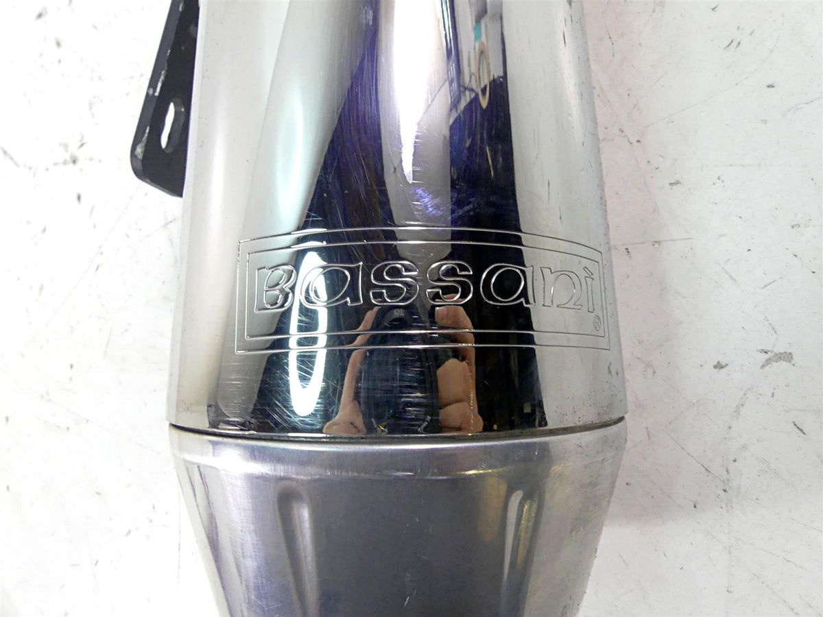 2011 Harley Softail FLSTF Fat Boy Bassani Slip On Exhaust Muffler Pipe 12112J {{ shop.shopifyCountryName }} - Mototech271