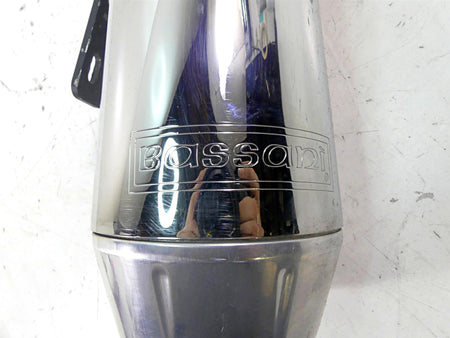 2011 Harley Softail FLSTF Fat Boy Bassani Slip On Exhaust Muffler Pipe 12112J {{ shop.shopifyCountryName }} - Mototech271