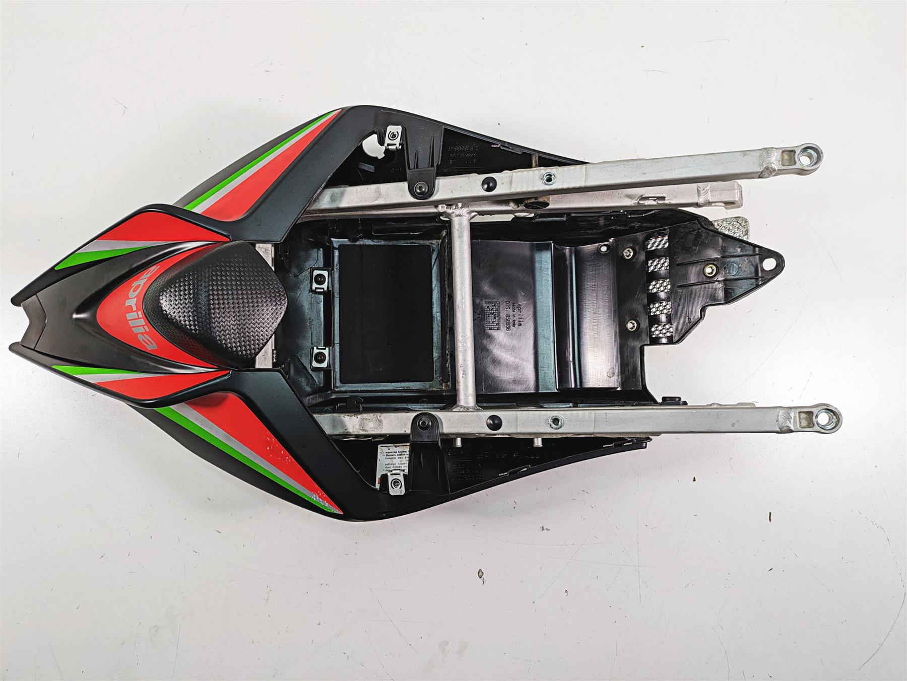 2020 Aprilia Tuono V4 Factory Rear Subframe Assembly With Side Covers 2B003589 {{ shop.shopifyCountryName }} - Mototech271
