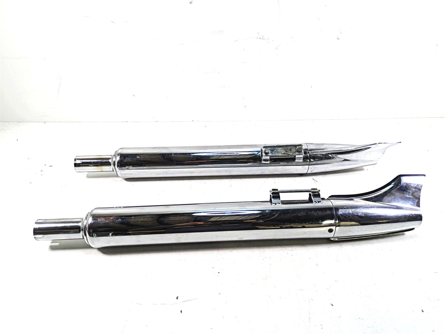 1999 Harley Touring FLHTC Electra Glide Kerker Fishtail Slip On Pipes 027-7583