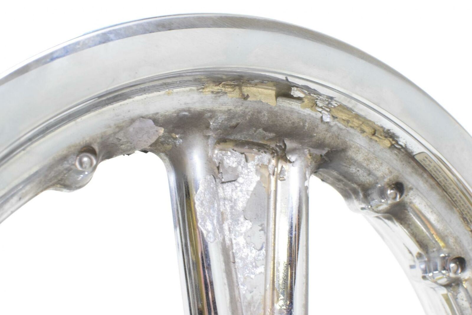 2004 Harley FLHTCSE CVO Electra Glide Front Wheel Rim Straight 16x3 43478-04 {{ shop.shopifyCountryName }} - Mototech271