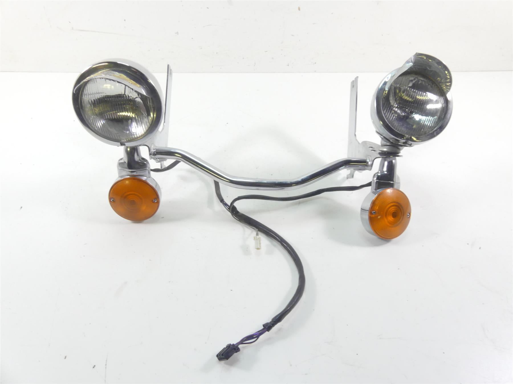 1999 Harley Touring FLHTCUI Electra Glide Front Spotlight Set - Read 68712-94A | Mototech271