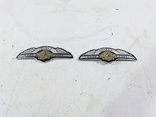 Load image into Gallery viewer, 2003 Harley Softail FXSTDI Deuce 100th Fuel Tank Emblem Set 62236-03 62237-03 | Mototech271
