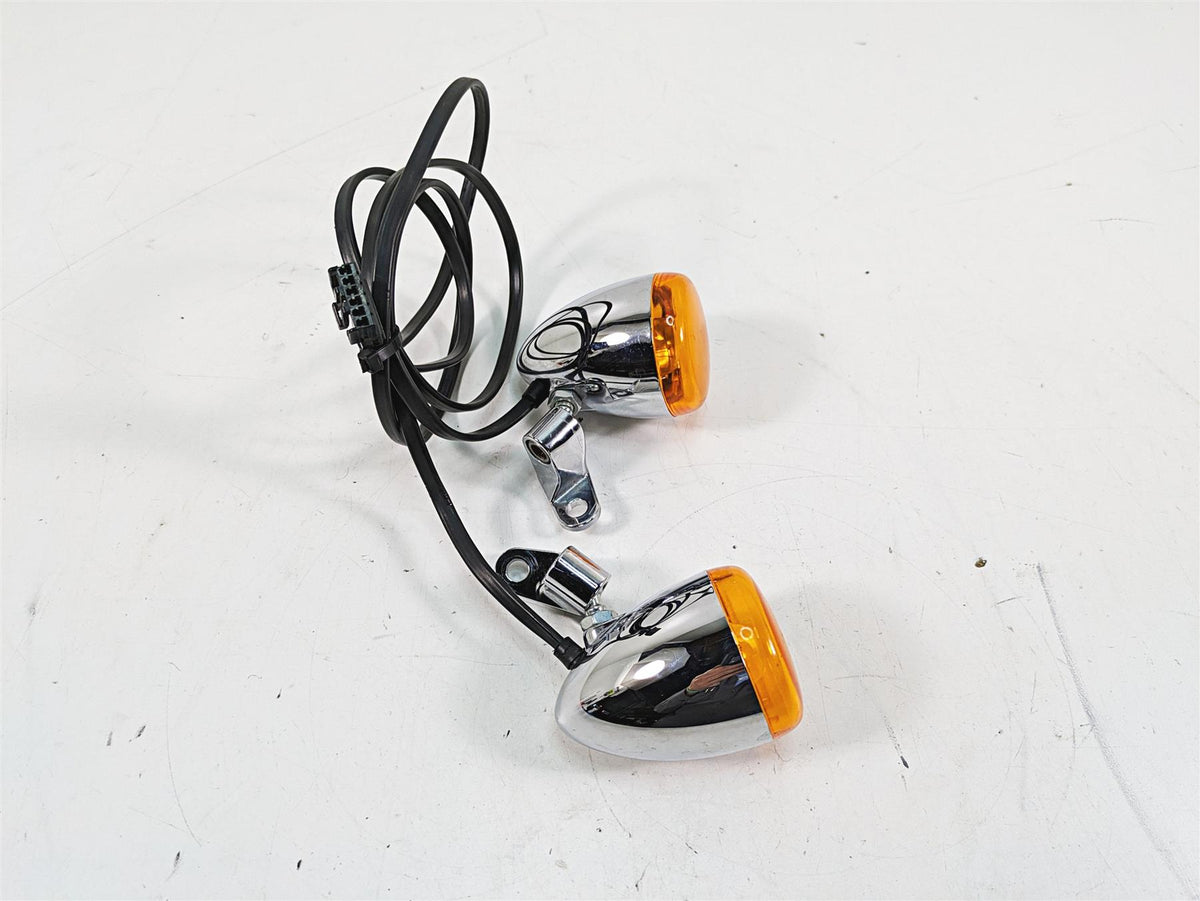 2006 Harley Softail FXSTSI Springer Front Blinker Turn Signal Set 68972-00 {{ shop.shopifyCountryName }} - Mototech271
