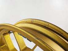 Load image into Gallery viewer, 2008 Aprilia RSVR 1000 Factory Front Wheel Rim 17x3.5 Gold Evo Forged 853375
