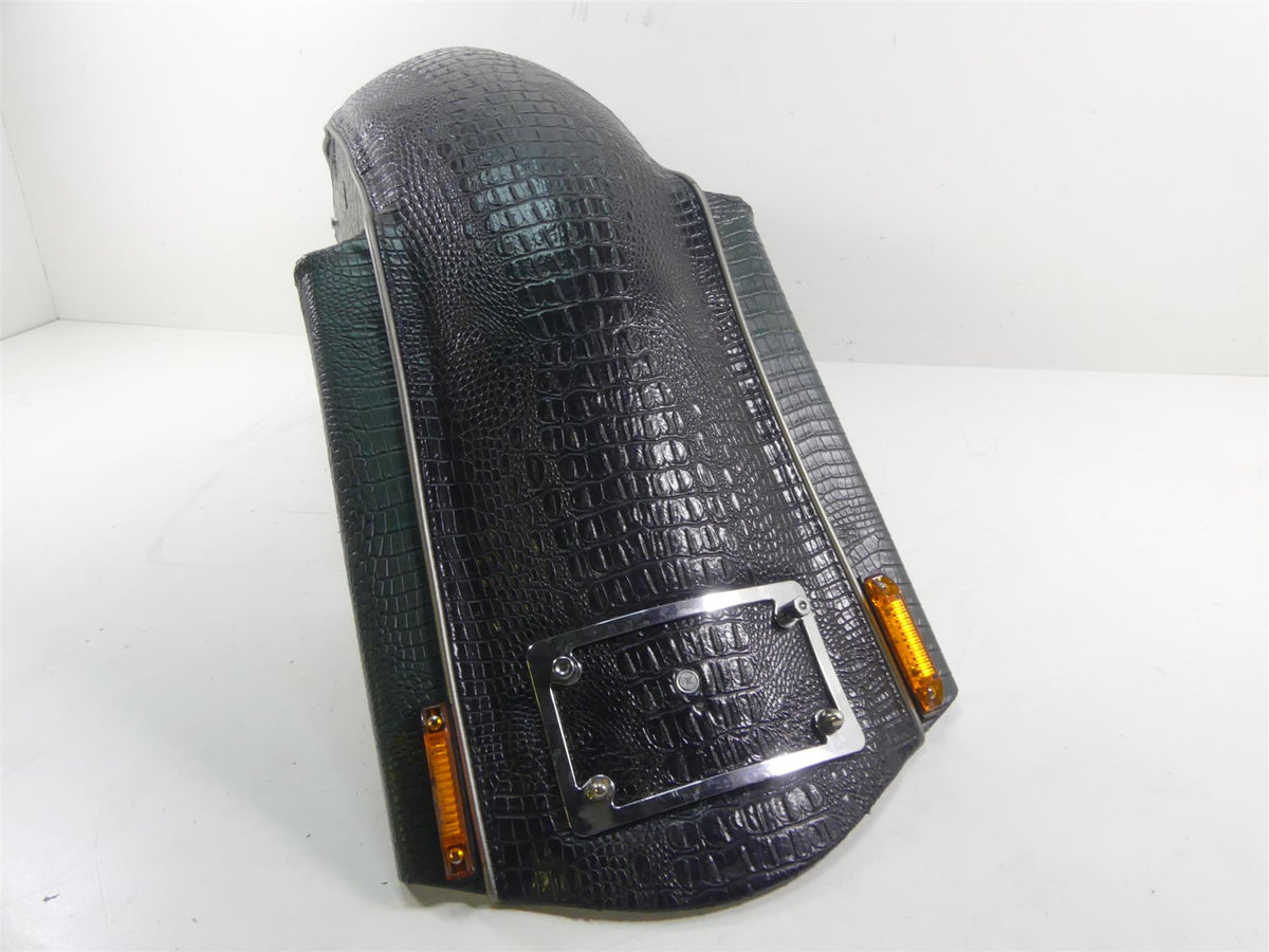2005 Honda V-Twin VTX1800 S3 Rear Custom Fiberglas Fender Crocodile Skin {{ shop.shopifyCountryName }} - Mototech271