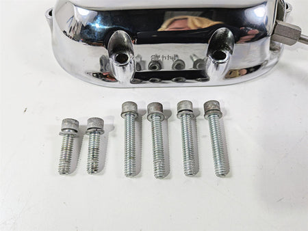 2008 Harley FXDSE CVO Dyna Transmission Chrome Clutch Release Cover 37137-07A-Mototech271