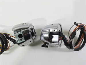 2004 Big Dog Chopper Chrome Harley Left Right Hand Light Kill STart Control Switch Set