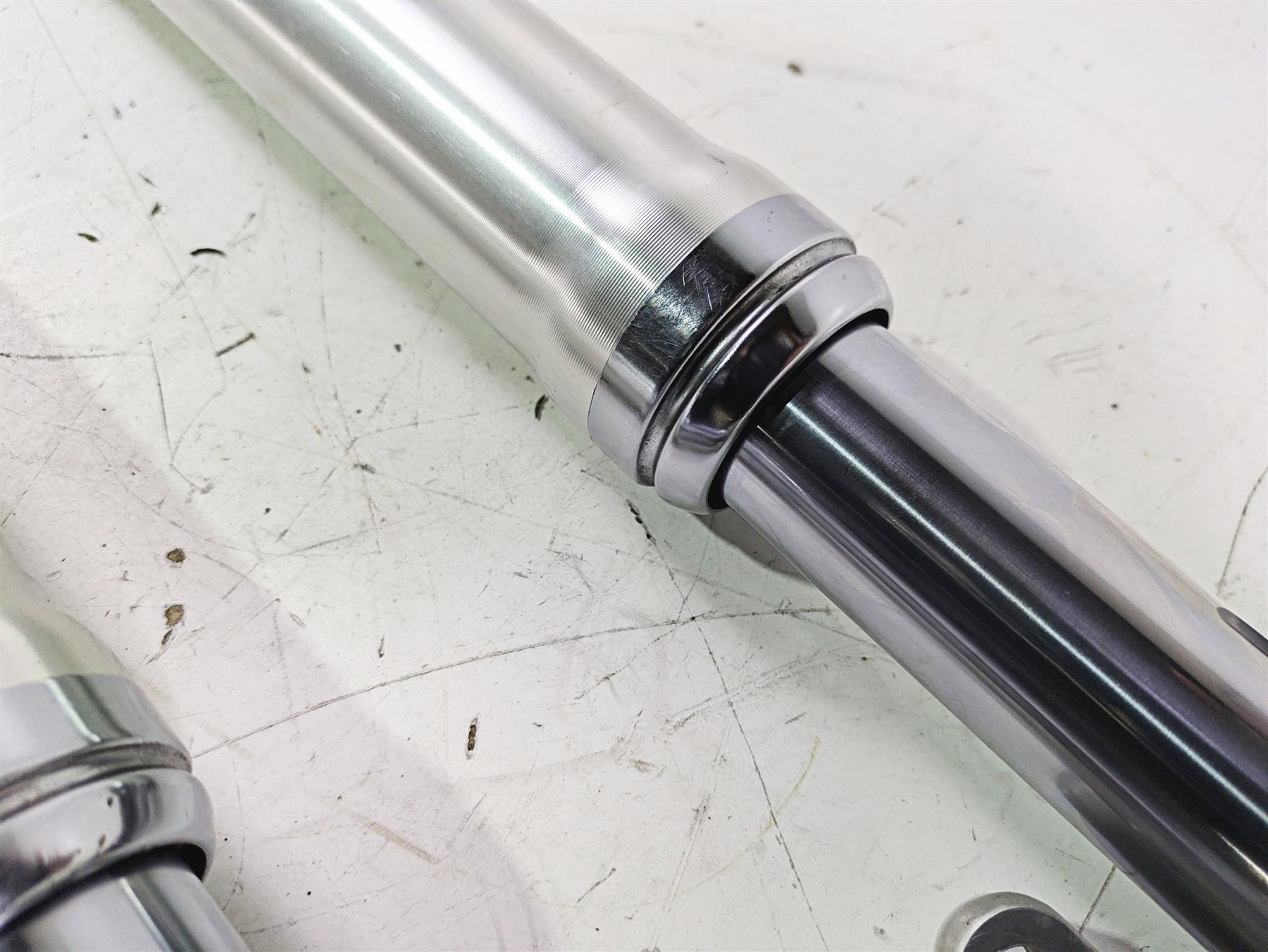 2012 Harley VRSCF Muscle V Rod Straight Front Fork Leg Set 48700-09 48701-09 {{ shop.shopifyCountryName }} - Mototech271