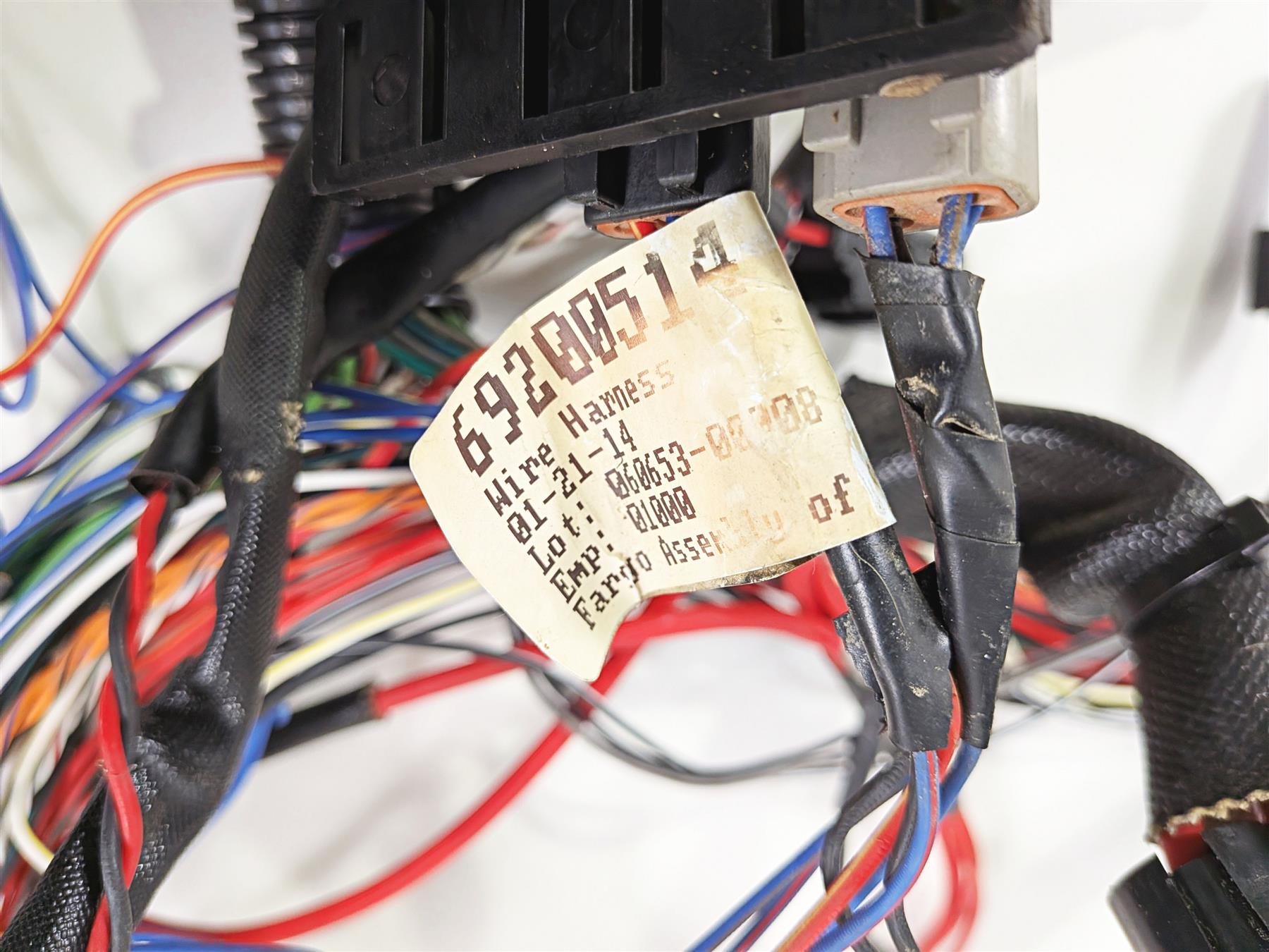 2014 Harley FXSB Softail Breakout Main Wiring Harness Loom Abs - No Cut 69200514-Mototech271