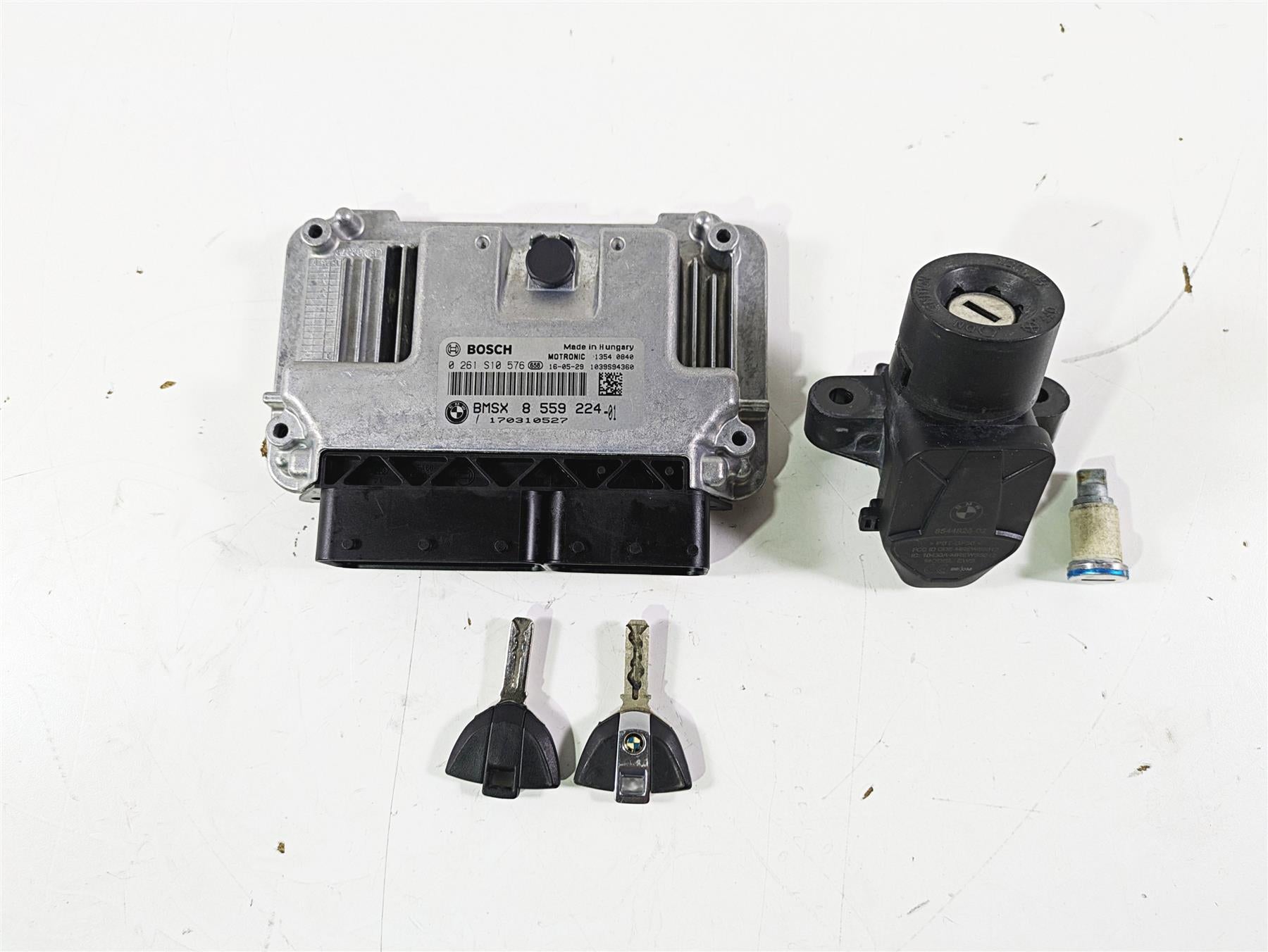 2016 BMW S1000RR K46 Cdi Ecu Ecm Ignition Switch Set Key Lock Set 13618559224 | Mototech271