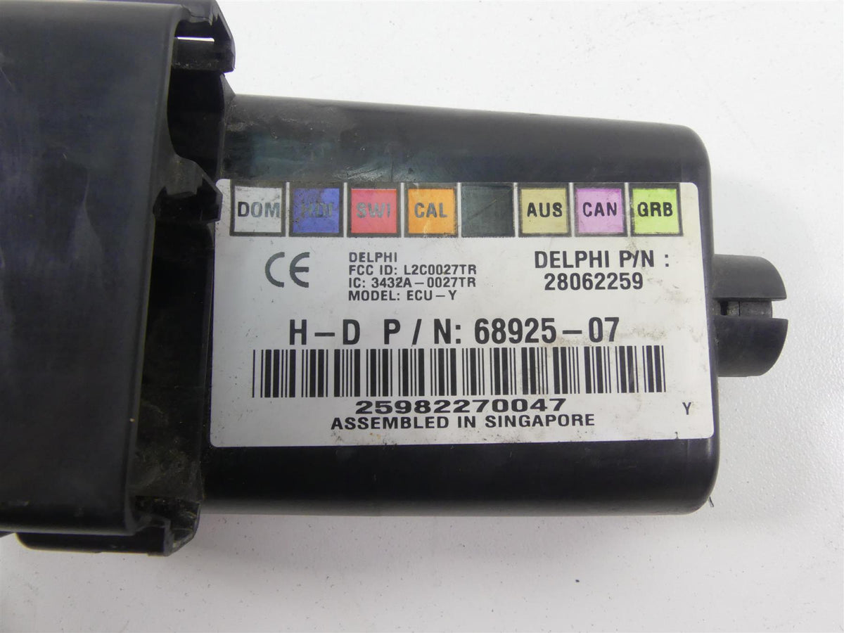 2009 Harley Dyna FXDF SE CVO Fat Bob Tssm Turn Signal Security Module 68925-07 {{ shop.shopifyCountryName }} - Mototech271