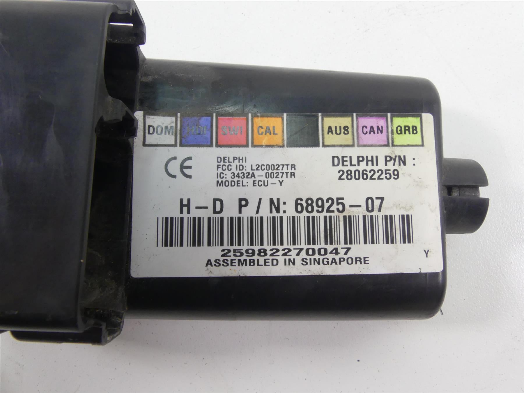 2009 Harley Dyna FXDF SE CVO Fat Bob Tssm Turn Signal Security Module 68925-07 {{ shop.shopifyCountryName }} - Mototech271