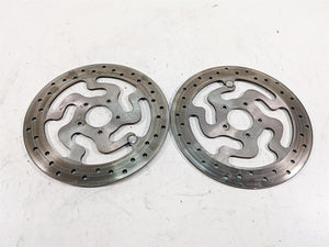 2010 Harley Touring FLHTCU Electra Glide Brembo Front Brake Rotor Set 41808-08A | Mototech271