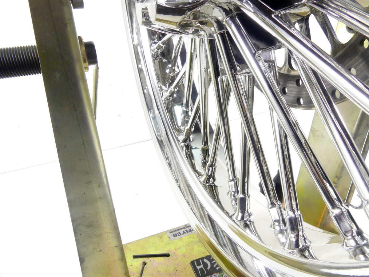2017 Harley Softail FXSB Breakout Chrome Front Wheel Rim Fat Spoke 21x3.5 {{ shop.shopifyCountryName }} - Mototech271