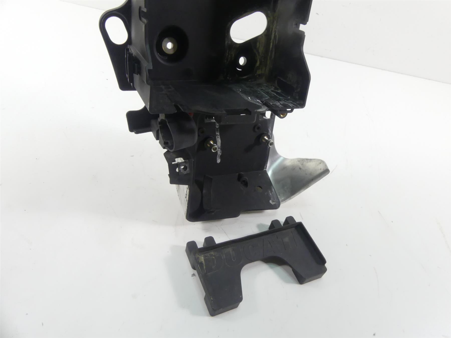 2008 Ducati 1098 S Battery Carrier Electrical Stay Holder Set - Read 82919392A {{ shop.shopifyCountryName }} - Mototech271