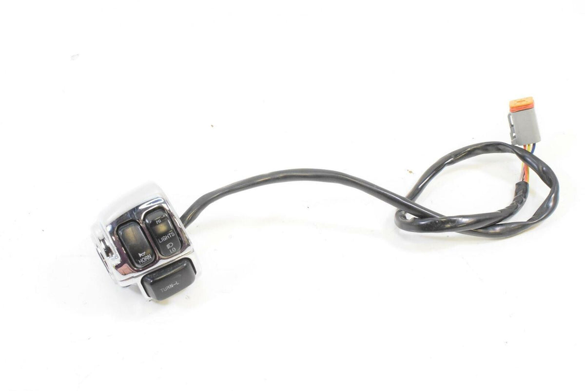 1999 Harley Sportster XL1200 Chrome Left Hand Light Control Switch 71682-06A {{ shop.shopifyCountryName }} - Mototech271