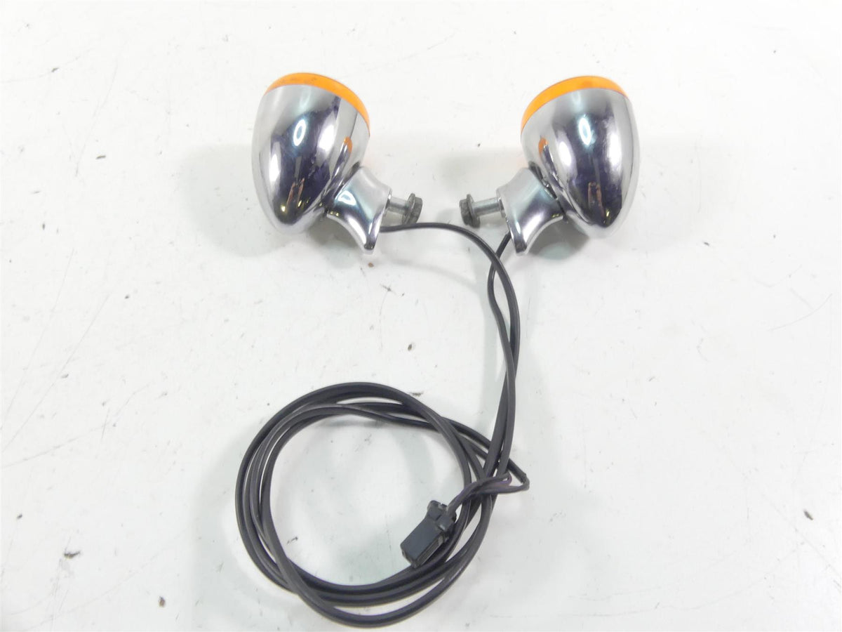 2015 Harley FXDF Dyna Fat Bob Rear Chrome Blinker Turn Signal Set -Read 68821-00 {{ shop.shopifyCountryName }} - Mototech271
