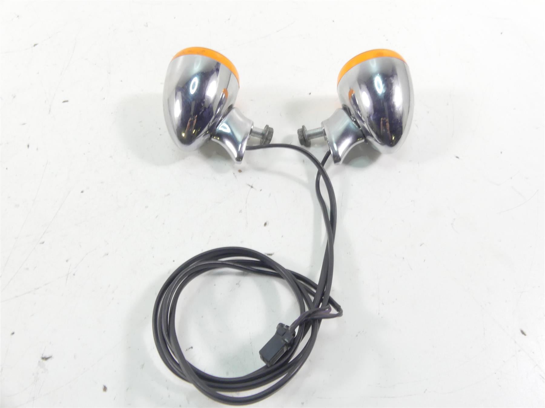 2015 Harley FXDF Dyna Fat Bob Rear Chrome Blinker Turn Signal Set -Read 68821-00 {{ shop.shopifyCountryName }} - Mototech271