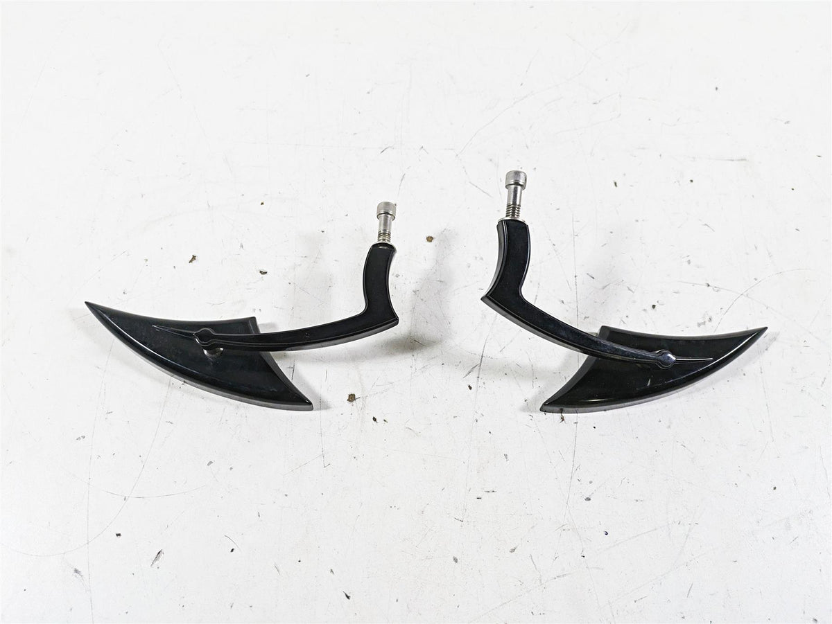 2015 Harley Touring FLHXS Street Glide Black Blade Rear View Mirror Set {{ shop.shopifyCountryName }} - Mototech271