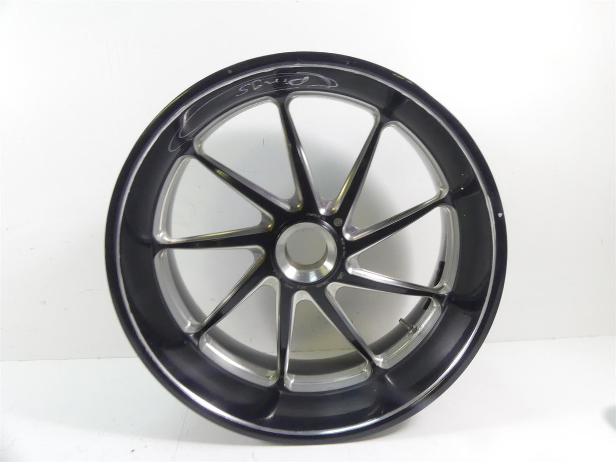 2015 Ducati Diavel Carbon Red Straight Rear Wheel Rim 17x8 - Read 50221351B {{ shop.shopifyCountryName }} - Mototech271