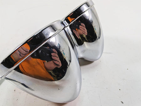 2009 Harley Dyna FXDFSE CVO Fat Bob Headlight Head Light Housing +Bulbs 69798-08 {{ shop.shopifyCountryName }} - Mototech271