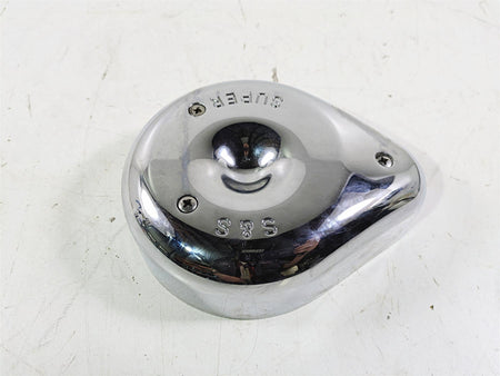 2005 Harley Touring FLHRI Road King S&S 378 Chrome Outer Air Box Cover 5128071 {{ shop.shopifyCountryName }} - Mototech271