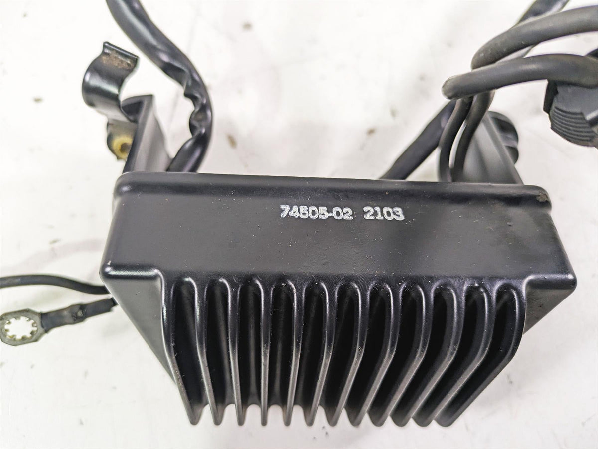 2003 Harley Touring FLHTCUI 100TH E-Glide Rectifier Volt Regulator Read 74505-02 {{ shop.shopifyCountryName }} - Mototech271