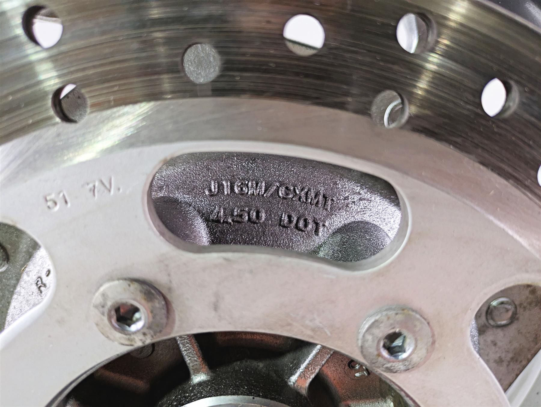 2008 Kawasaki VN1600 Vulcan Nomad Straight 16x4.5 Rear Wheel Rim 41073-0032 {{ shop.shopifyCountryName }} - Mototech271