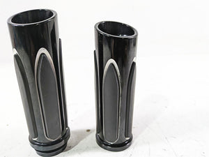 2015 Harley Touring FLHXS Street Glide Arlen Ness Black Deep Cut Grips 07-053 | Mototech271