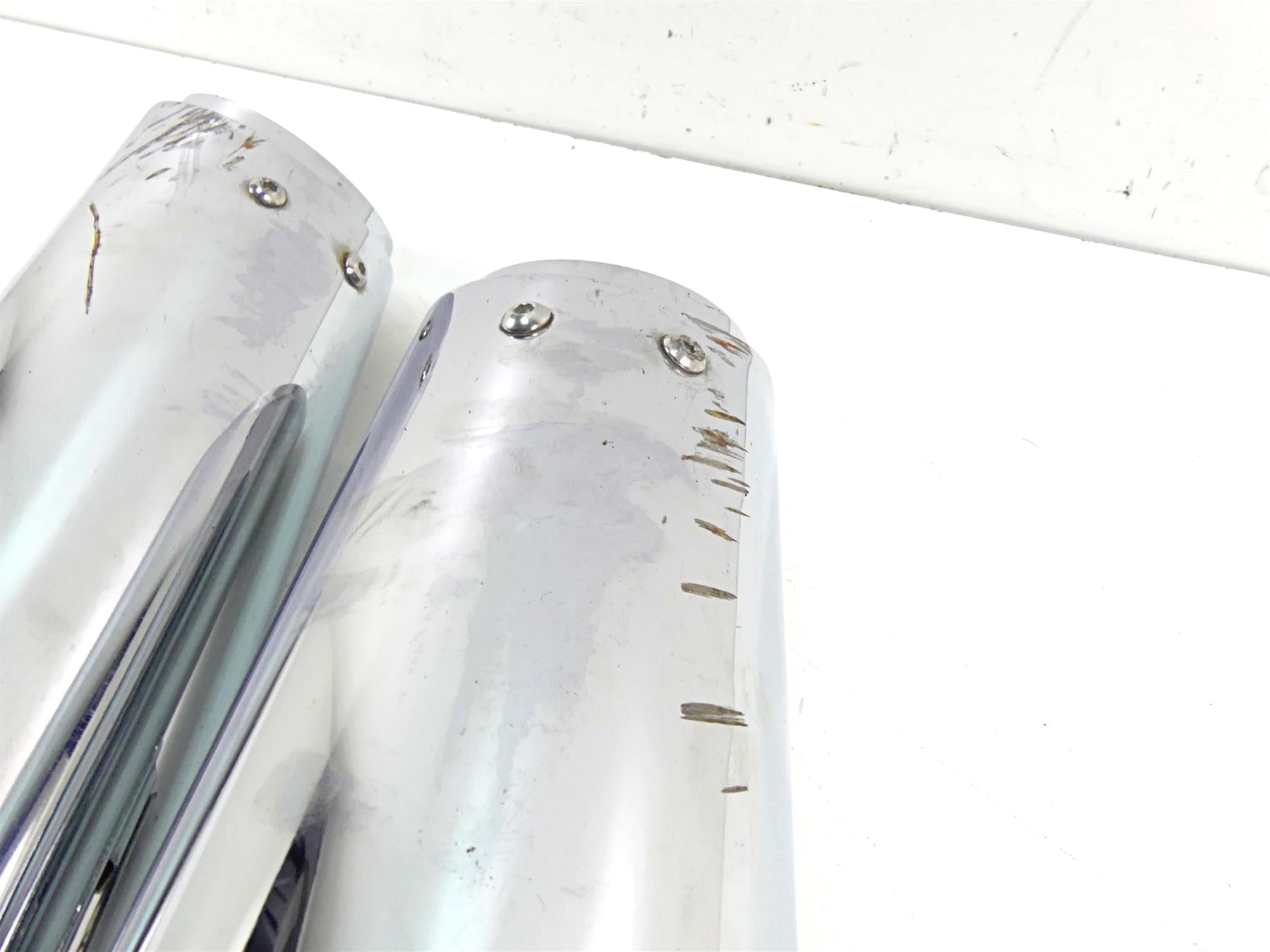 2008 Harley Touring FLHX Street Glide Vance Hines Twin Slash Mufflers Set 16763 {{ shop.shopifyCountryName }} - Mototech271