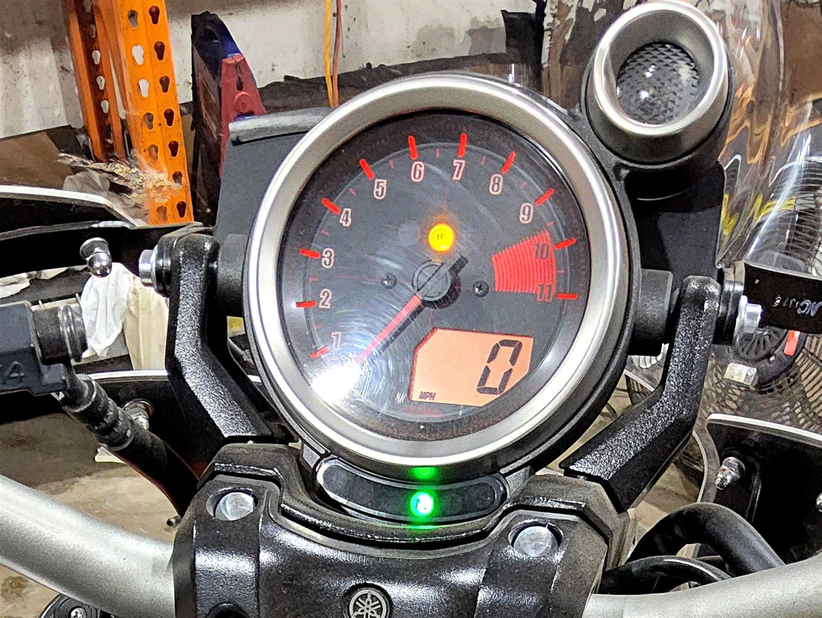 2012 Yamaha VMX17 VMAX 1700 Round Tachometer Tacho Meter Gauge 2S3 ...