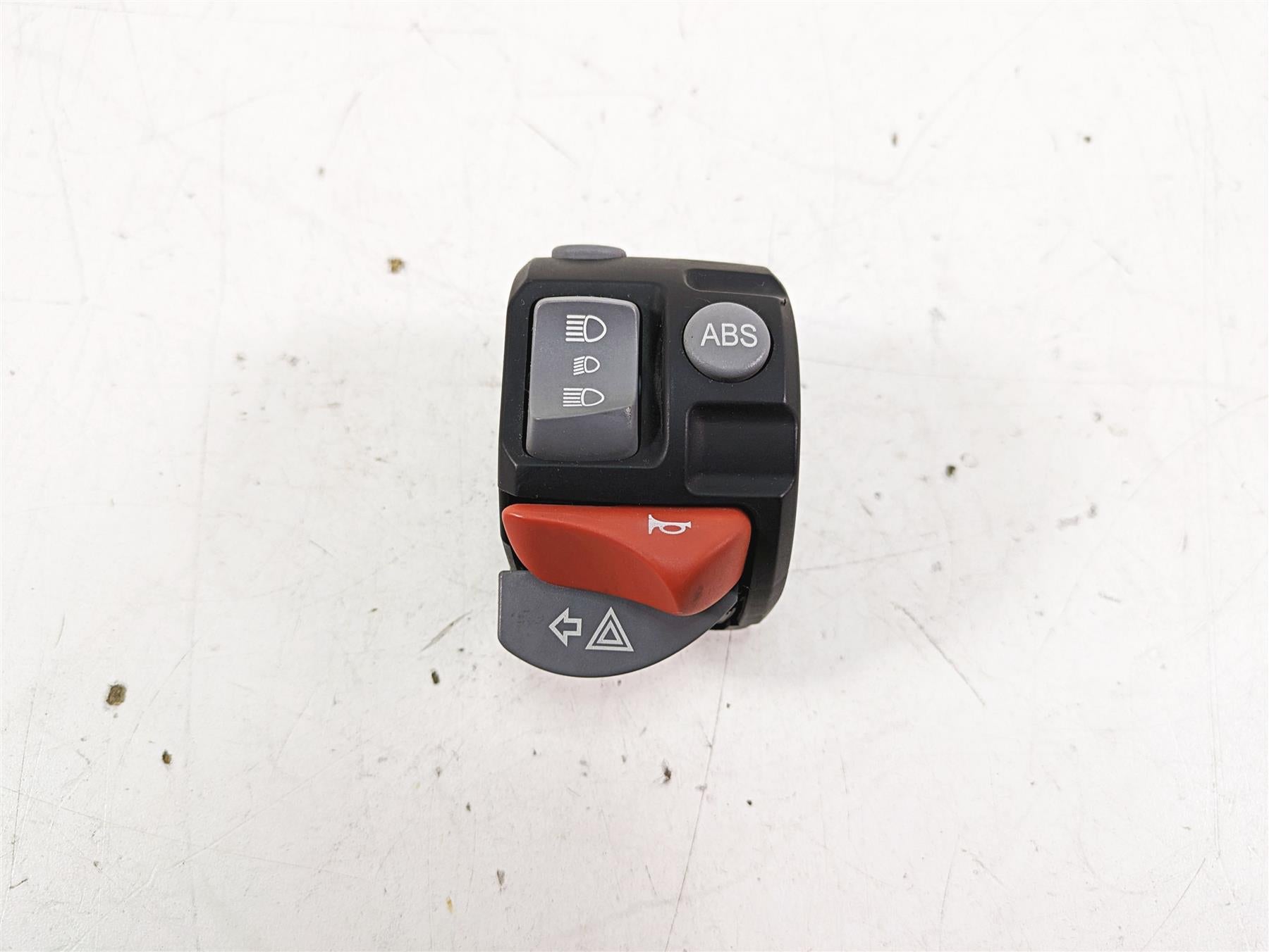 2007 BMW R1200GS K255 Adv Left Hand Abs Info Lights Control Switch 61317704615 | Mototech271