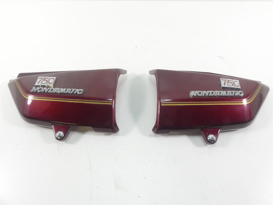 1977 Honda CB750 A Four Hondamatic Side Cover Set 83600-393-770 83700-393-770 {{ shop.shopifyCountryName }} - Mototech271