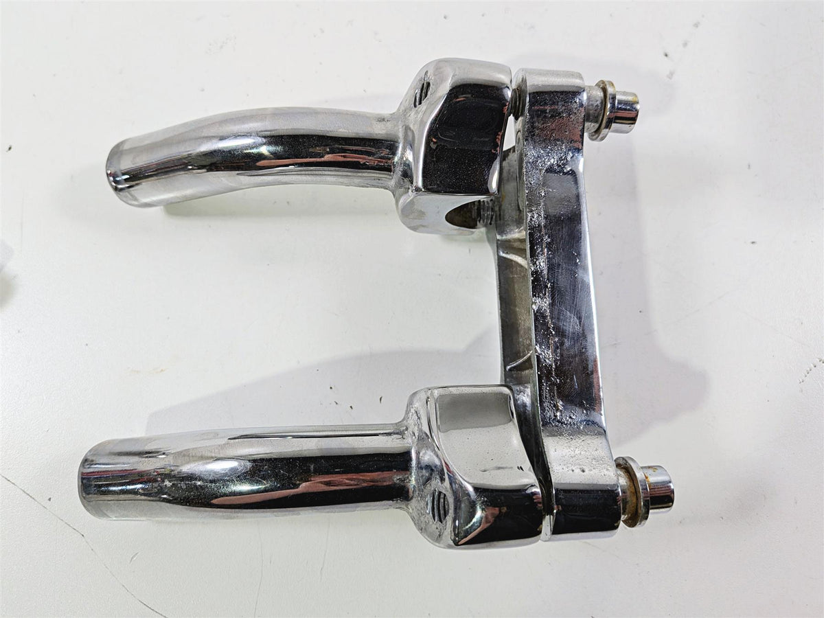 1995 Harley XL883 Sportster Hugger Handlebar Chrome Riser 5" tall 2" Pullback {{ shop.shopifyCountryName }} - Mototech271
