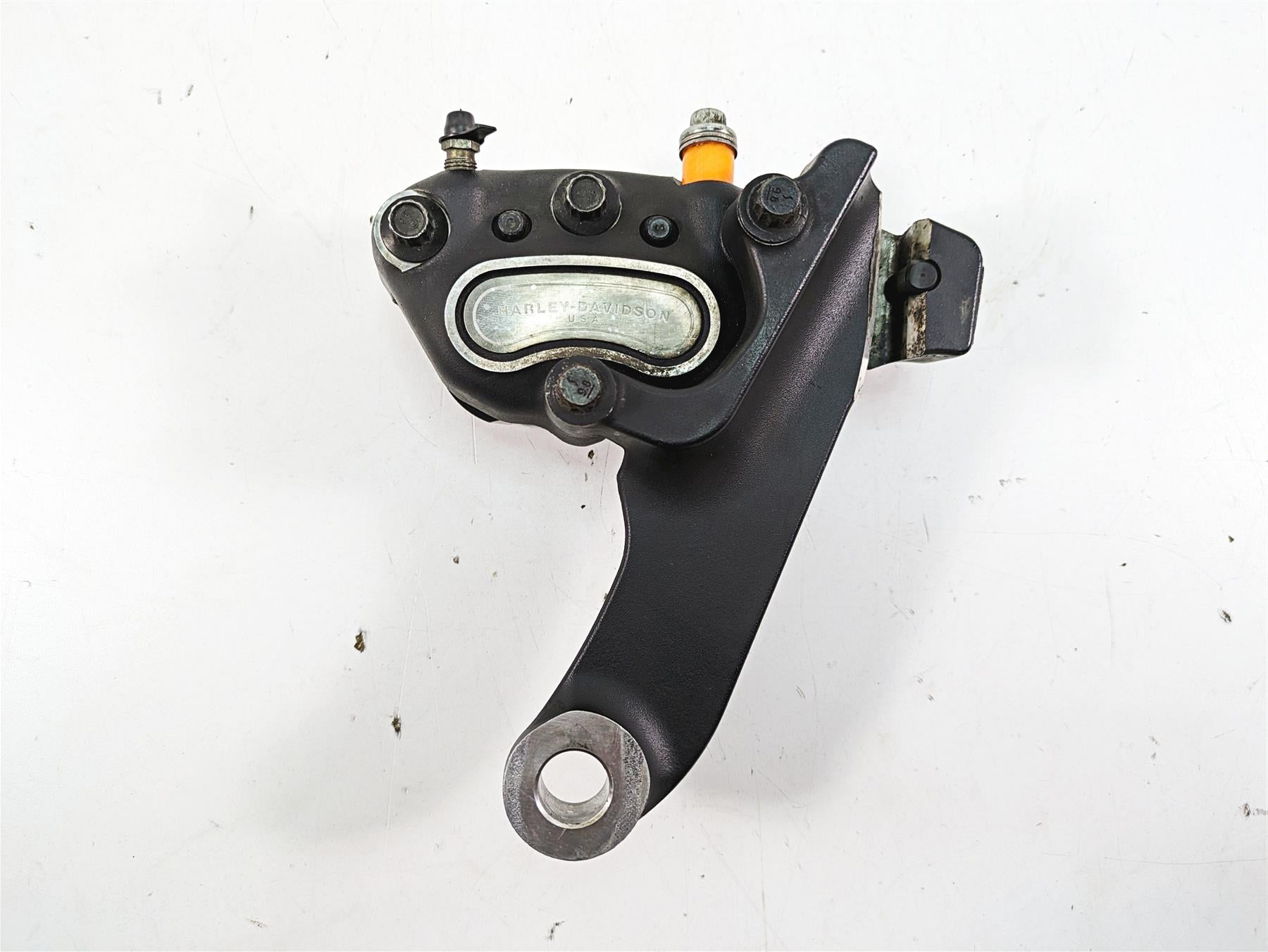 2006 Harley Softail FXSTSI Springer Rear Brake Caliper & Bracket 40908-06 {{ shop.shopifyCountryName }} - Mototech271