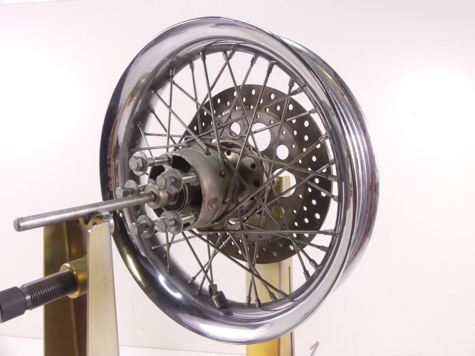 2006 Harley FLSTCI Softail Heritage Straight Rear Wheel Rim 16x3 40700-05A {{ shop.shopifyCountryName }} - Mototech271